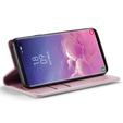 θήκη CASEME για Samsung Galaxy S10+ Plus, Waxy Textured, ροζ