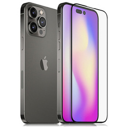 Μετριασμένο γυαλί 3D για iPhone 15 Pro Max, μαύρη