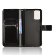 Θήκη με πτερύγιο για Motorola Moto G24 / G24 Power / G04, Crazy Horse Wallet, μαύρη