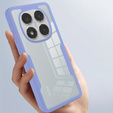 Θήκη για Xiaomi Redmi Note 14 Pro 5G, Shockproof, με μεμβράνη, μωβ