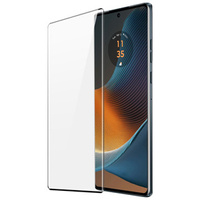 Μετριασμένο γυαλί για Motorola Edge 50 Fusion 5G, Dux Ducis πλήρη οθόνη, μαύρο πλαίσιο