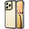 Θήκη για Realme C61, Fusion Hybrid, διαφανής / μαύρη
