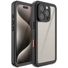 Αδιάβροχη θήκη IP68 για το iPhone 16 Pro Max, μαύρη