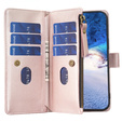 Θήκη με πτερύγιο για Samsung Galaxy A25 5G, Wallet Zipper Pocket, μαύρη