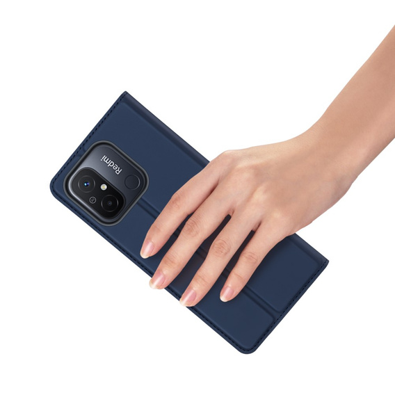 Dux Ducis Θήκη για Xiaomi Redmi 12C, Skinpro, σκούρο μπλε