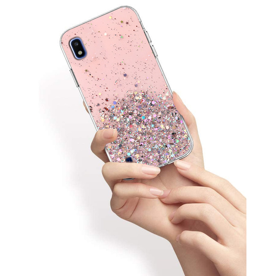 Θήκη για Samsung Galaxy A10, Glittery, ροζ