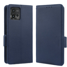 Θήκη με πτερύγιο για Motorola Moto G72, Wallet Thin Magnet, σκούρο μπλε