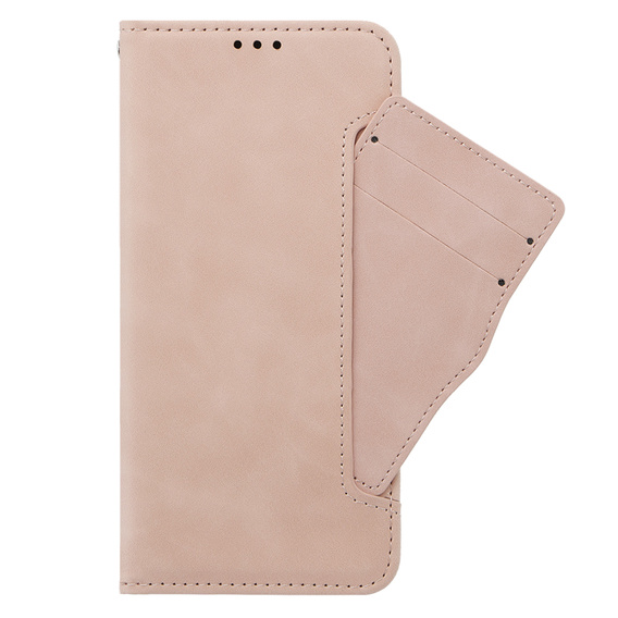 Θήκη με πτερύγιο για Oppo A38 4G / Oppo A18 4G, Card Slot, ροζ