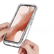 Θήκη για Samsung Galaxy S23, Shockproof, με μεμβράνη, διαφανής