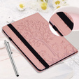 θήκη πτερύγιο για Huawei MatePad SE 10.4, tree, ροζ rose gold