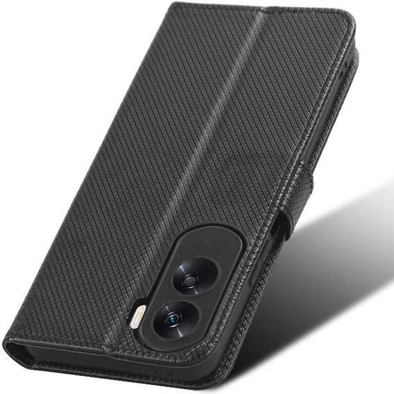 Θήκη με πτερύγιο για Honor 90 Lite 5G, Wallet Smart Magnet, μαύρη