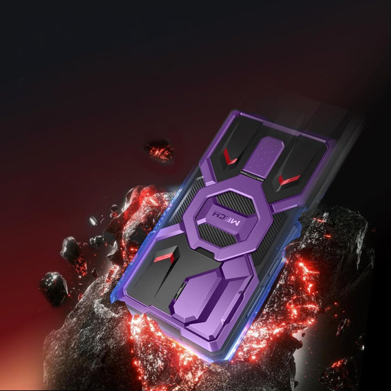 Θήκη Tongate MECH MagSafe Series μοβ για Samsung Galaxy S24 Ultra