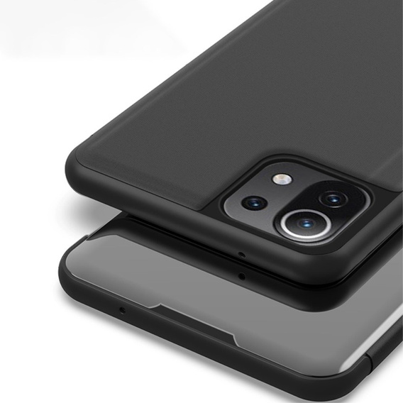 Θήκη για Xiaomi Mi 11 Lite / Mi 11 Lite 5G / 11 Lite 5G NE, Clear View, μαύρη