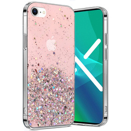 Θήκη για iPhone 7/8/SE 2020/SE 2022, Glittery, ροζ