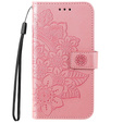 Θήκη με πτερύγιο για Samsung Galaxy A33 5G, Mandala Flower, ροζ rose gold