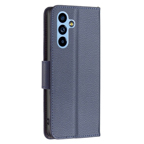 Θήκη με πτερύγιο για Samsung Galaxy A54 5G, Wallet Litchi Magnet, σκούρο μπλε