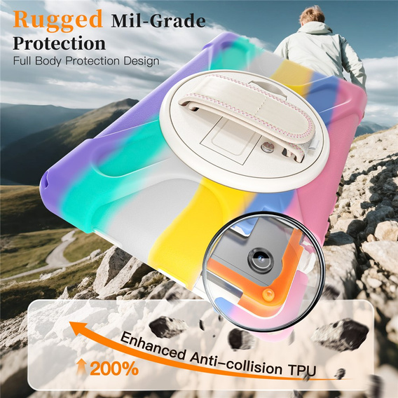 Θήκη με βάση και ιμάντα ώμου για Samsung Galaxy Tab A11