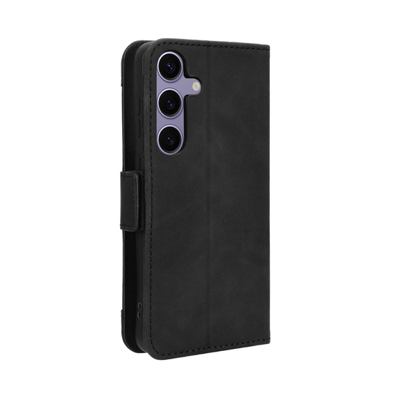 Θήκη με πτερύγιο για Samsung Galaxy S25 FE, Card Slot, μαύρη