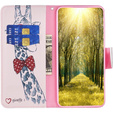 Θήκη με πτερύγιο για Samsung Galaxy A05s, Wallet, giraffe, ροζ