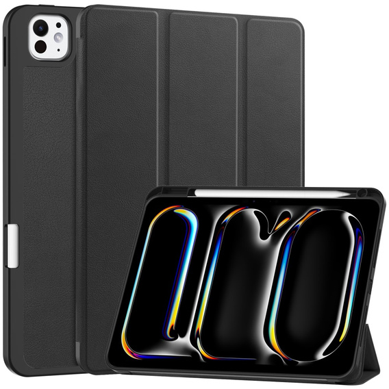 Θήκη για iPad Pro 11" 2024 (5 gen.), Smartcase με χώρο για γραφίδα, μαύρη
