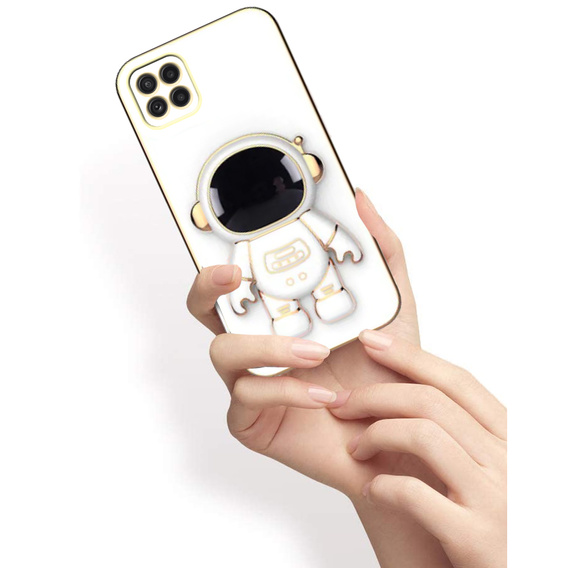 Θήκη για Samsung Galaxy A22 5G, Astronaut, λευκή