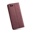 θήκη CASEME για iPhone 7/8/SE 2020/SE 2022, Leather Wallet Case, μπορντό