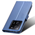 Αναδιπλούμενη θήκη για Xiaomi 13T / 13T Pro / Redmi K60 Ultra, Smart Magnet, μπλε