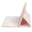 Θήκη + πληκτρολόγιο Samsung Galaxy Tab S9 FE X510 / X516, with touchpad, ροζ