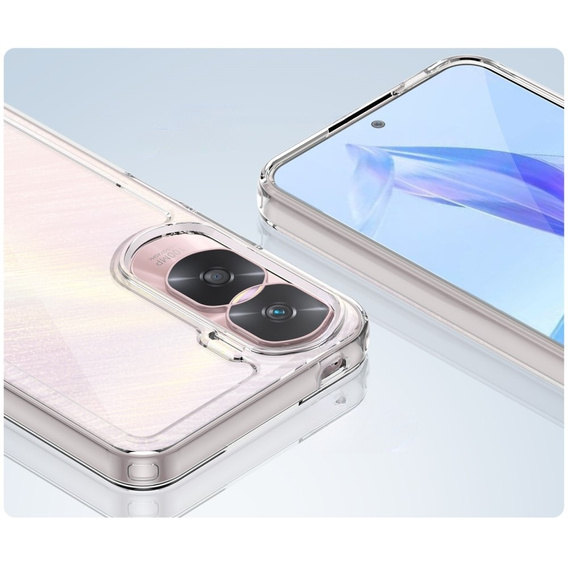 Θήκη για Honor 90 Lite 5G, Fusion Hybrid, διαφανής