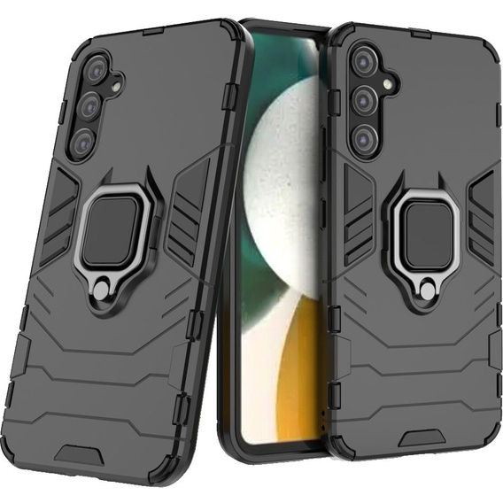Θήκη για Samsung Galaxy A34 5G, Kickstand Ring, μαύρη