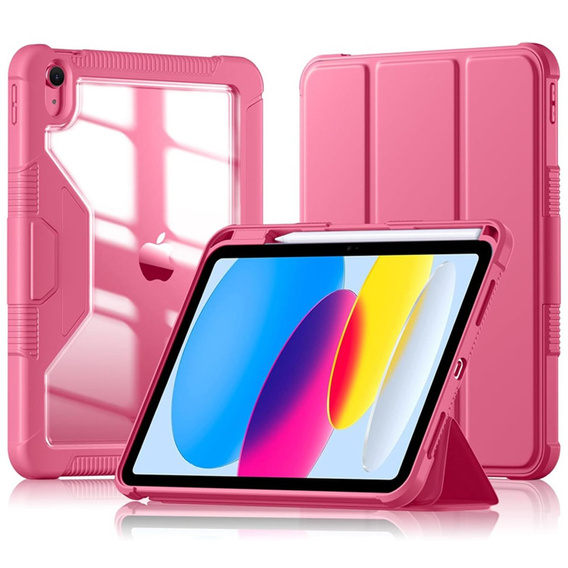 Θήκη για iPad 11" 2025 A16 (11 gen.) / iPad 10.9" 2022 (10 gen.), Smartcase Hybrid, με χώρο για γραφίδα, ροζ