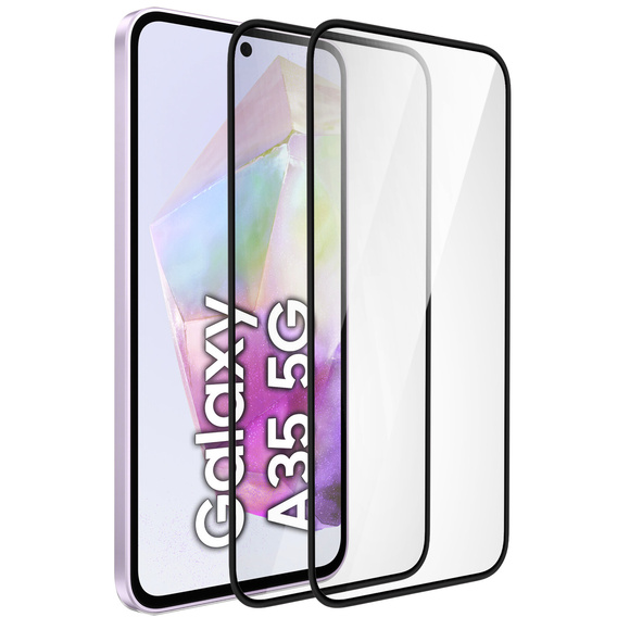 2x Κεραμικό υβριδικό γυαλί ERBORD για Samsung Galaxy A35 5G