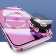 Μαγνητική θήκη MagSafe Dual Glass για iPhone 16, ροζ rose gold