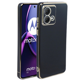 Θήκη για Motorola Moto G84 5G, Glamour CamShield, μαύρη