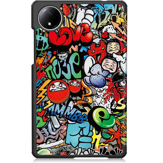 Θήκη για Xiaomi Redmi Pad SE 8.7, Smartcase, graffiti