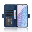 Θήκη με πτερύγιο για Xiaomi Redmi Note 14 4G, Card Slot, σκούρο μπλε