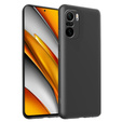 Θήκη για Xiaomi Mi 11i / POCO F3, Silicone Lite, μαύρη