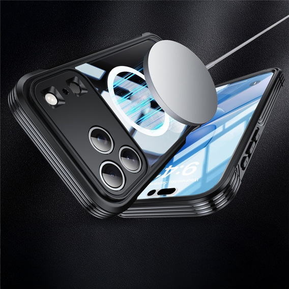 Αδιάβροχη θήκη με γυαλί για MagSafe για iPhone 17 Pro Max