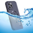 Αδιάβροχη θήκη για iPhone 13 Pro Max, Redpepper, για MagSafe, μαύρη