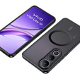 Θήκη για Vivo V50 Lite 4G / 5G, για MagSafe, ERBORD Μatt Case, μαύρη
