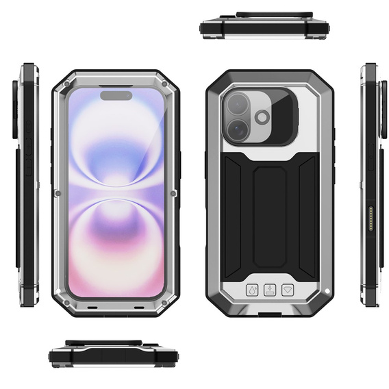 Θήκη R-JUST με προστατευτικό οθόνης και βάση για iPhone 17