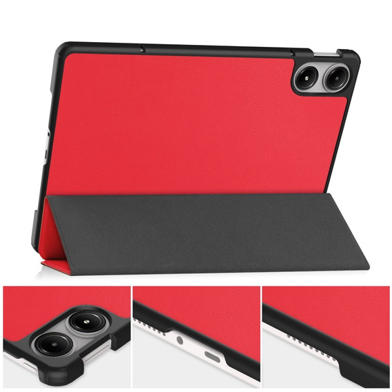 Θήκη για Xiaomi Redmi Pad Pro / Xiaomi Poco Pad, Smartcase, κόκκινη