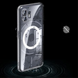 Θήκη για το Nothing Phone 2, Υβριδική θήκη Fusion, για MagSafe, διαφανής