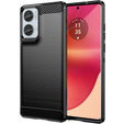 Θήκη για Motorola Edge 50 Fusion 5G, Carbon, μαύρη