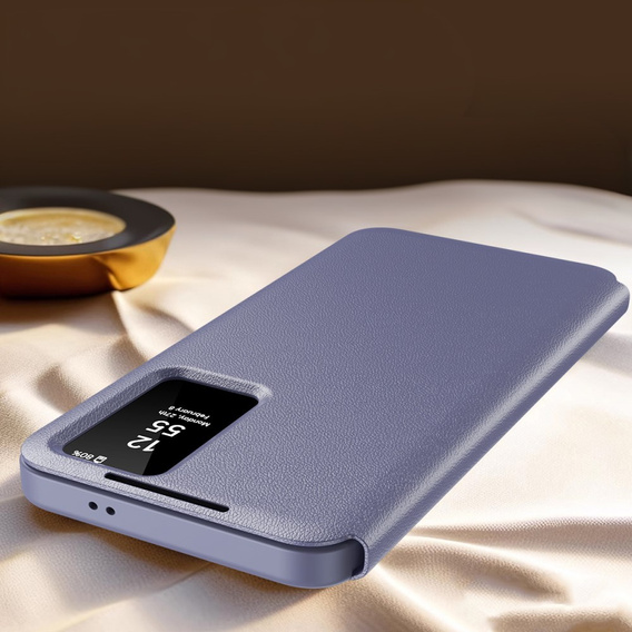 Αναδιπλούμενη θήκη για Samsung Galaxy S23 FE, Smart View Wallet, λεβάντας
