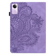 θήκη με πτερύγιο για Xiaomi Redmi Pad SE 11", flower, μωβ