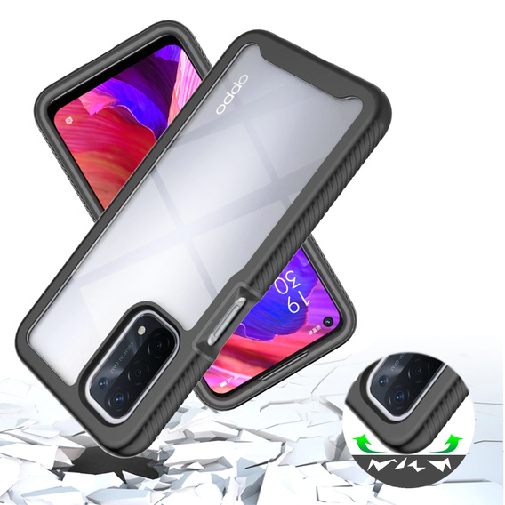 Θήκη για OPPO A54 5G/A74 5G, Shockproof, με μεμβράνη, μπλε