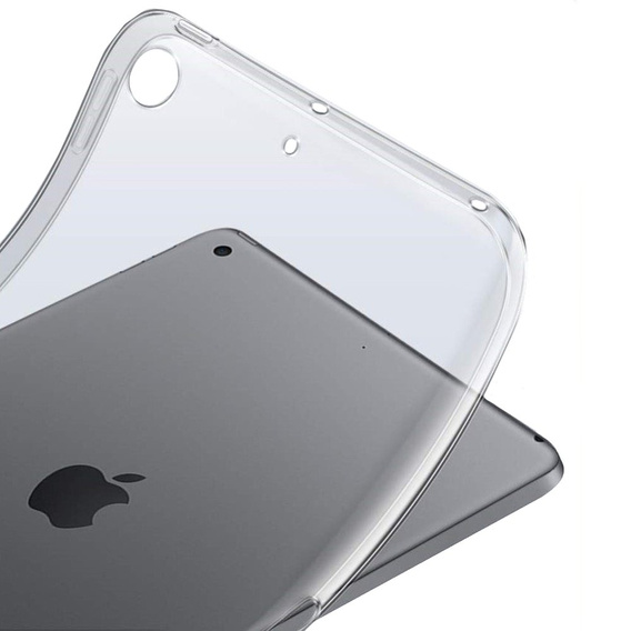 Θήκη για iPad 10.2" 2021/2020/2019 (9/8/7 gen.), σιλικόνη, διαφανής