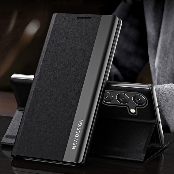 Θήκη με πτερύγιο για Samsung Galaxy M34, Side Magnetic, μαύρη