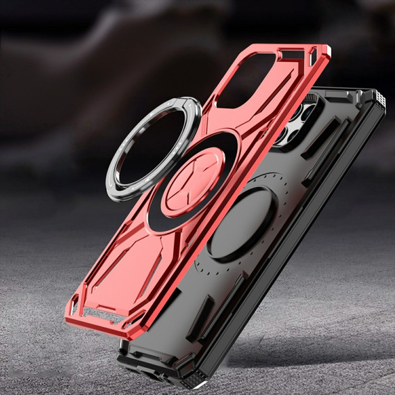 Θήκη για T Phone 2 5G, Heavy Duty Ring, κόκκινη